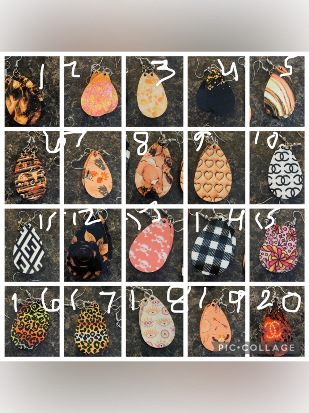 Earring pick four
